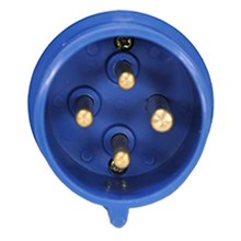 Plug Industrial 3P+T 32A Azul 9H 220V MGI-024-9 JNG