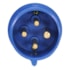Plug Industrial 3P+T 32A Azul 9H 220V MGI-024-9 JNG Plug Industrial 3P+T 32A Azul 9H 220V MGI-024-9 JNG
