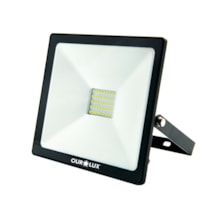 Projetor Refletor LED Slim 50W 6500K Bivolt Preto Ourolux Projetor Refletor LED Slim 50W 6500K Bivolt Preto Ourolux