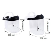 Protetor Facial Transparente 158C Ledan Protetor Facial Transparente 158C Ledan