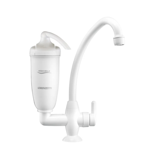 Purificador com Torneira Acqua Bella Mesa Branca Lorenzetti  Purificador com Torneira Acqua Bella Mesa Branca Lorenzetti