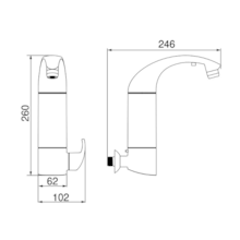 Purificador com Torneira Acqua Due Parede Branca Lorenzetti Purificador com Torneira Acqua Due Parede Branca Lorenzetti