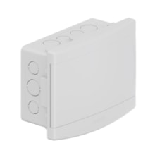 Quadro de Distribuição PVC Embutir Sem Barramento 6/8 Disjuntores Tigre Quadro de Distribuição PVC Embutir Sem Barramento 6/8 Disjuntores Tigre