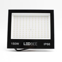Refletor Led 150W 6500K Bivolt Preto LL-1201 LedBee R150B