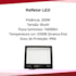 Refletor Led 200W 6500K Bivolt Preto LL-1200 LedBee R200B