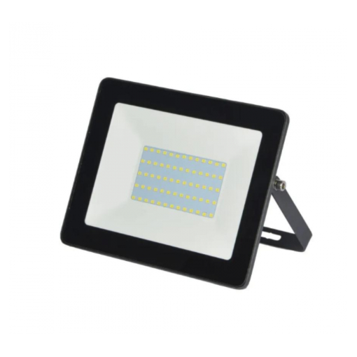 Refletor Led Preto 100W 6000K Bivolt Gaya  Refletor Led Preto 100W 6000K Bivolt Gaya