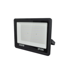 Refletor Led Slim Preto Bivolt 200W 6500K Gaya Refletor Led Slim Preto Bivolt 200W 6500K Gaya