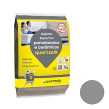 REJUNTE PORCELANATO CINZA ARTICO 1KG QUARTZOLIT REJUNTE PORCELANATO CINZA ARTICO 1KG QUARTZOLIT