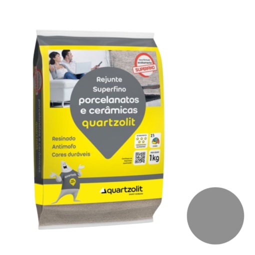 REJUNTE PORCELANATO CINZA ARTICO 1KG QUARTZOLIT REJUNTE PORCELANATO CINZA ARTICO 1KG QUARTZOLIT