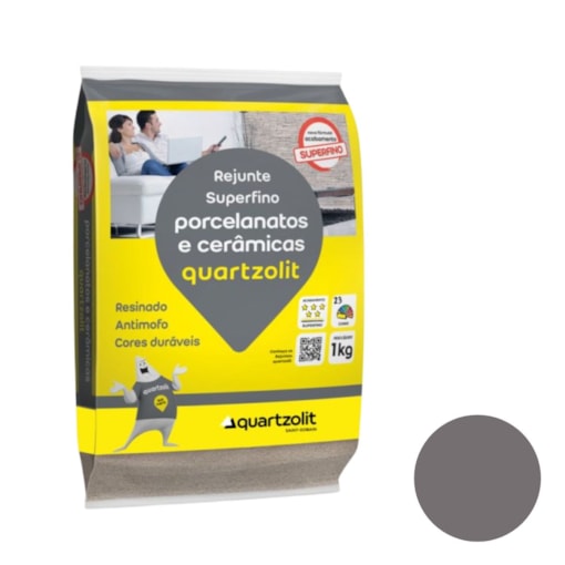 REJUNTE PORCELANATO PRETO GRAFITE 1KG QUARTZOLIT REJUNTE PORCELANATO PRETO GRAFITE 1KG QUARTZOLIT