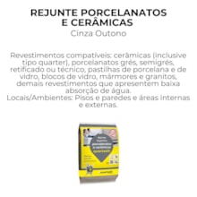 Rejunte Quartzolit Pronto Para Uso 1kg Impermeável Cinza Outono Rejunte Quartzolit Pronto Para Uso 1kg Impermeável Cinza Outono