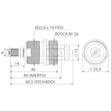 Reparo MVS Torneira c/ Sextavado Curto Docol 021602 Blukit