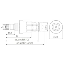Reparo MVS Torneira s/ Castelo Deca 020106 Blukit Reparo MVS Torneira s/ Castelo Deca 020106 Blukit