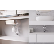 Sifão Universal com Copo Cromado Pia/Tanque Blukit Sifão Universal com Copo Cromado Pia/Tanque Blukit