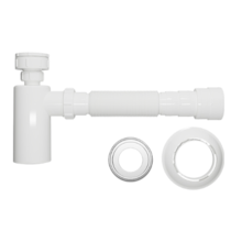 Sifão Universal com Copo para Lavatório Branco 7/8 Blukit Sifão Universal com Copo para Lavatório Branco 7/8 Blukit