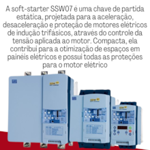 Soft Starter 45A 220-460V SSW07 Weg Soft Starter 45A 220-460V SSW07 Weg