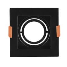 Spot Embutir Recuado Quadrado PAR20 Preto E27 ECO80327 Opus Spot Embutir Recuado Quadrado PAR20 Preto E27 ECO80327 Opus