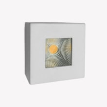 Spot Quadrado Sobrepor Branco 5W 4000K Luz Neutra Bivolt Opus