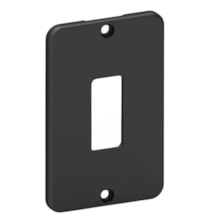 Tampa 1 Interruptor 1/2'' - 3/4'' Preto Konextop Tampa 1 Interruptor 1/2'' - 3/4'' Preto Konextop