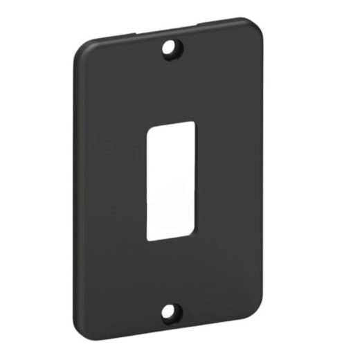 Tampa 1 Interruptor 1/2'' - 3/4'' Preto Konextop Tampa 1 Interruptor 1/2'' - 3/4'' Preto Konextop