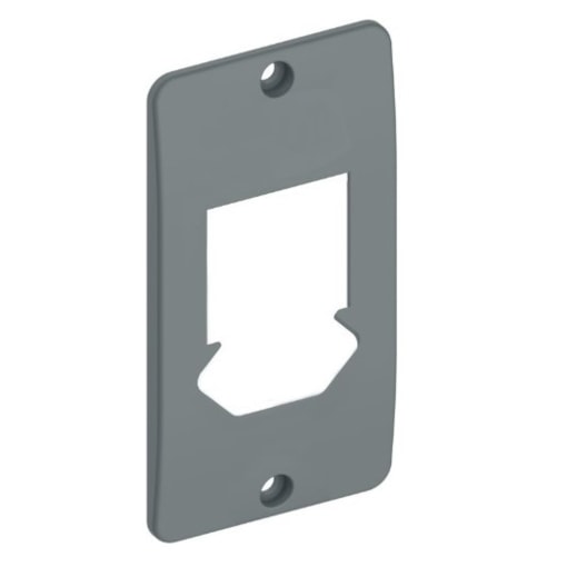 Tampa 2 Interruptores 1 Tomada Hexagonal 1/2'' - 3/4'' Cinza Konextop Tampa 2 Interruptores 1 Tomada Hexagonal 1/2'' - 3/4'' Cinza Konextop