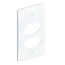 Tampa 2 Teclas 1/2'' - 3/4'' Branco Konextop Tampa 2 Teclas 1/2'' - 3/4'' Branco Konextop