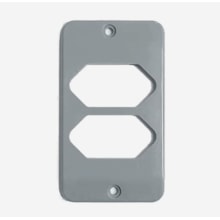 Tampa 2 Teclas 1/2'' - 3/4'' Cinza Konextop Tampa 2 Teclas 1/2'' - 3/4'' Cinza Konextop