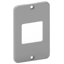 Tampa 2 Teclas 1/2'' - 3/4'' Cinza Konextop Tampa 2 Teclas 1/2'' - 3/4'' Cinza Konextop