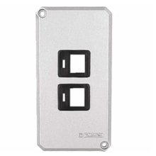 Tampa Condulete 2 Postos s/ Pintura Suporte Tomada RJ45 3/4'' Tramontina Tampa Condulete 2 Postos s/ Pintura Suporte Tomada RJ45 3/4'' Tramontina