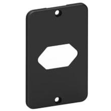 Tampa Tomada Hexagonal Horizontal 1/2'' - 3/4'' Preto Konextop Tampa Tomada Hexagonal Horizontal 1/2'' - 3/4'' Preto Konextop