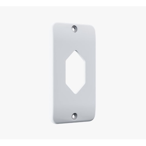 Tampa Tomada Hexagonal Vertical 1/2'' - 3/4'' Branco Konextop Tampa Tomada Hexagonal Vertical 1/2'' - 3/4'' Branco Konextop