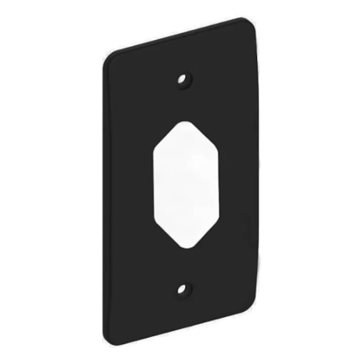 Tampa Tomada Hexagonal Vertical 1/2'' - 3/4'' Preto Konextop Tampa Tomada Hexagonal Vertical 1/2'' - 3/4'' Preto Konextop