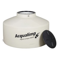 Tanque Polietileno Água Limpa Bege 1000L Acqualimp Tanque Polietileno Água Limpa Bege 1000L Acqualimp