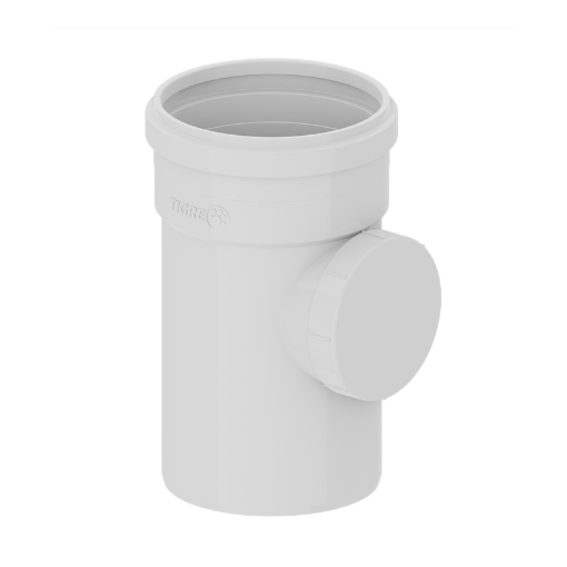 Te de Inspeção Esgoto 100x75mm Tigre Te de Inspeção Esgoto 100x75mm Tigre