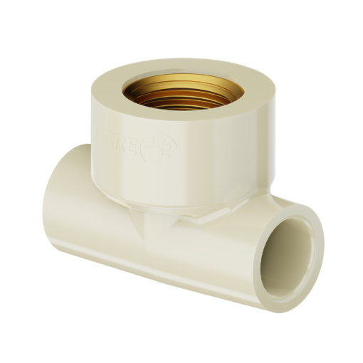 Te de Transição Aquatherm 22mm x 1/2'' Tigre Te de Transição Aquatherm 22mm x 1/2'' Tigre