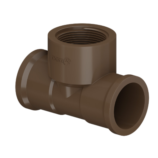 Te Soldável com Rosca de Latão na Bolsa Central 25mm x 1/2'' Tigre Te Soldável com Rosca de Latão na Bolsa Central 25mm x 1/2'' Tigre