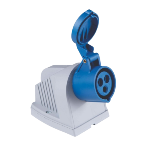 Tomada Sobrepor Industrial 2P+T 32A Azul 6H 220/250V Tramontina Tomada Sobrepor Industrial 2P+T 32A Azul 6H 220/250V Tramontina