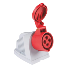 Tomada Sobrepor Industrial 3P+T 32A Vermelha 6H 380/415V Tramontina Tomada Sobrepor Industrial 3P+T 32A Vermelha 6H 380/415V Tramontina