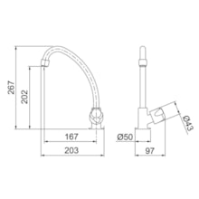 Torneira Cozinha Mesa Branca Bica Movel Fatti 1167-F27 LORENZETTI Torneira Cozinha Mesa Branca Bica Movel Fatti 1167-F27 LORENZETTI