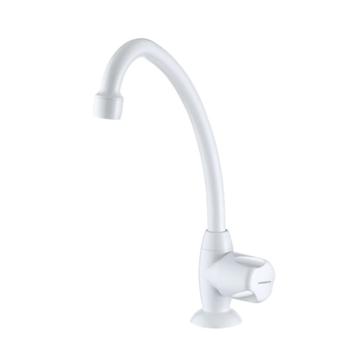 Torneira Cozinha Mesa Branca Bica Movel Fatti 1167-F27 LORENZETTI