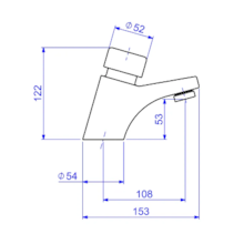 Torneira Mesa Fechamento Automático Lavatório Cromado 1170.C Deca Torneira Mesa Fechamento Automático Lavatório Cromado 1170.C Deca
