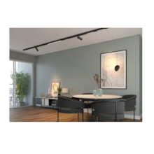 Trilho Eletrificado Magnético Sobrepor Preto 1 Metro Gaya  Trilho Eletrificado Magnético Sobrepor Preto 1 Metro Gaya