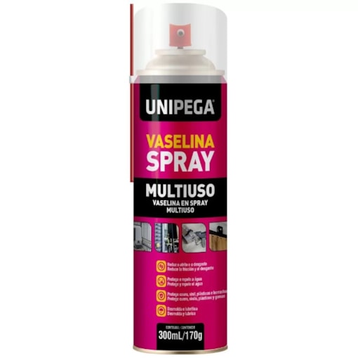 Vaselina Spray 300ml Unipega Vaselina Spray 300ml Unipega