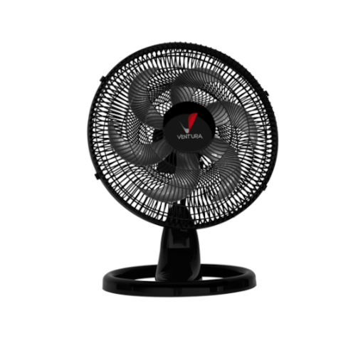 Ventilador de Mesa Oscilante Ventura 50cm Preto Bivolt Ventidelta 