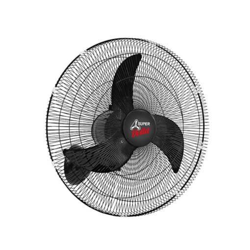 Ventilador de Parede Oscilante Super Delta 65cm Preto Bivolt Ventidelta 