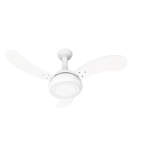 Ventilador de Teto One Led 3 Pás Branco 127V Ventidelta  