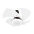 Ventilador Teto Tornado Led 4 Pás Branco/Marrom 127V Ventidelta  Ventilador Teto Tornado Led 4 Pás Branco/Marrom 127V Ventidelta